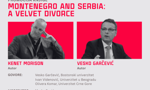 Promocija knjige Montenegro and Serbia: A Velvet Divorce